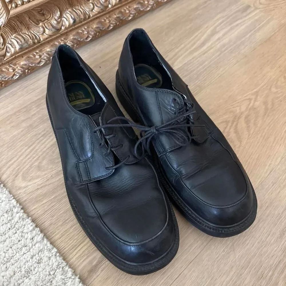 Nunn-bush Men's Black Oxfords